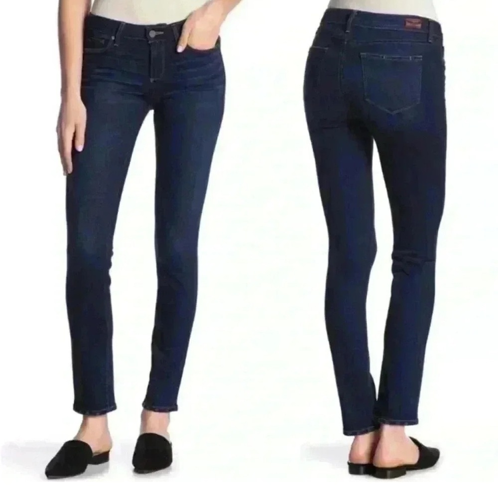 PAIGE Dark Indigo Skinny Jeans